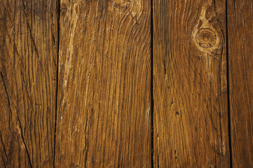 Rough wooden planks in an old door at Caceres