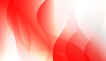 Template Background With Wave Geometric Shape. For Your Design Wallpaper, Presentation, Banner, Flyer, Cover Page, Landing Page. Colorful Vector Illustration