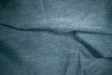 Denim material in the frame of the round frame of the lamp.