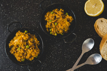 Paella Traditional Spanish Gourmet Dish