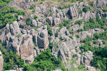 Canyon. Granite rocks