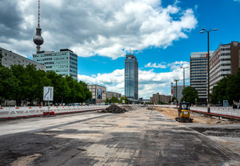 Strassenbau in Berlin