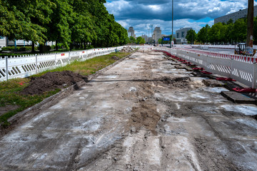 Strassenbau in Berlin