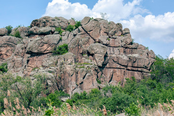 Canyon. Granite rocks