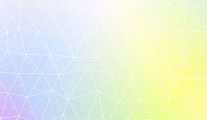 Polygonal pattern with triangles style. For your home interior wallpaper, fashion print. Vector illustration. Blurred Background, Smooth Gradient Texture Color.