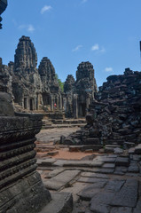 A view of Angkor Thom temple in Siem Reap, Cambodia