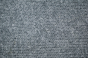 A mixture of machine-knit materials, various patterns and decorations.