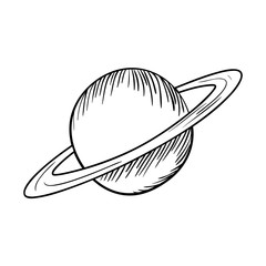 planet of the solar system isolated icon