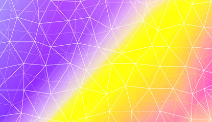 Modern elegant background with polygonal pattern with triangles elements. For interior wallpaper, smart design, fashion print. Vector illustration. Creative gradient color.