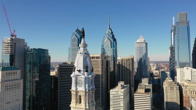 Urban Core City Center Downtown Philadelphia Pennsylvania