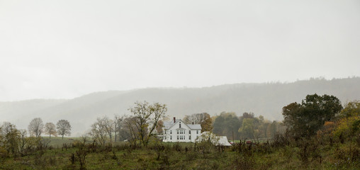 House in the fall