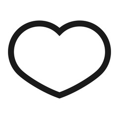 heart or love - minimal line web icon. simple vector illustration. concept for infographic, website or app.