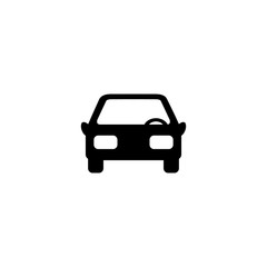 Car front simple icon. Vector illustration