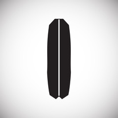 Naklejka premium Surfboard icons on background for graphic and web design. Simple vector sign. Internet concept symbol for website button or mobile app.