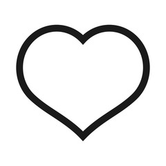 heart or love - minimal line web icon. simple vector illustration. concept for infographic, website or app.