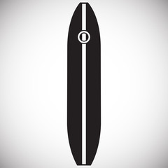 Surfboard icons on background for graphic and web design. Simple vector sign. Internet concept symbol for website button or mobile app.