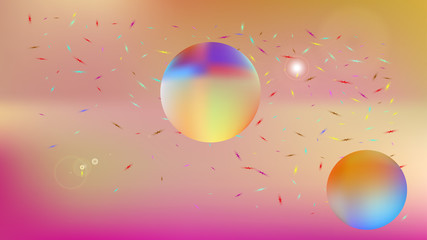 Creative abstract space background picture light.