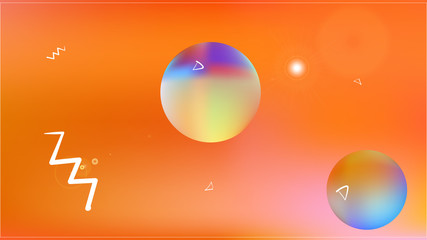 Professional abstract space background picture colorful.