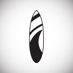 Surfboard icons on background for graphic and web design. Simple vector sign. Internet concept symbol for website button or mobile app.