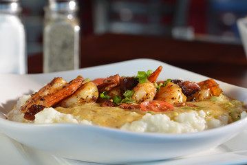 Cajun Shrimp and Grits