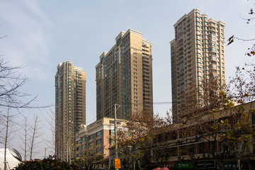 Fototapeta na wymiar Living Scene on the Streets of Shanghai