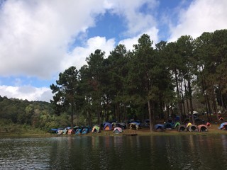 Fototapeta premium lake at meahongson