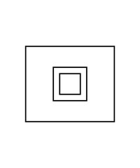 Protection class II Luminaire equipped with double insulation, does not require connection of protective conduit sign