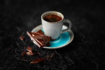 Chocolate and coffee