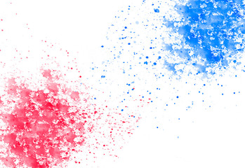 Bright watercolor stains on a light background. Brush strokes.