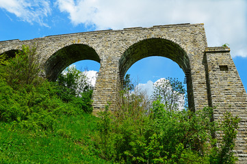 Fototapeta premium Unfinished viaduct