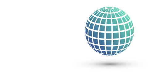 mondo, sfera, palla, pixel comunicazione, comunicare, 