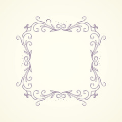 Vignette. Vector drawing