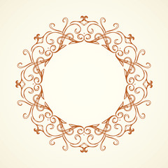 Vignette. Vector drawing