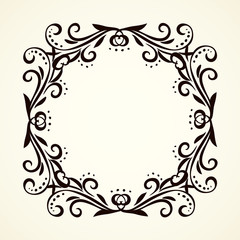 Vignette. Vector drawing