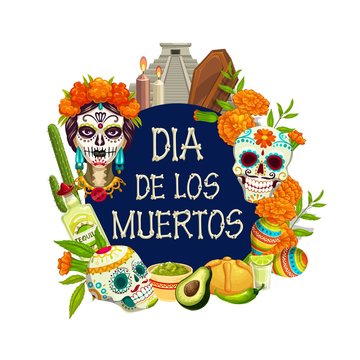 Mexican holiday Day of Dead or Dia de los Muertos