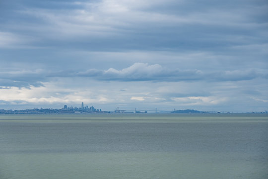 San Francisco as seen from Coyote Point to the south