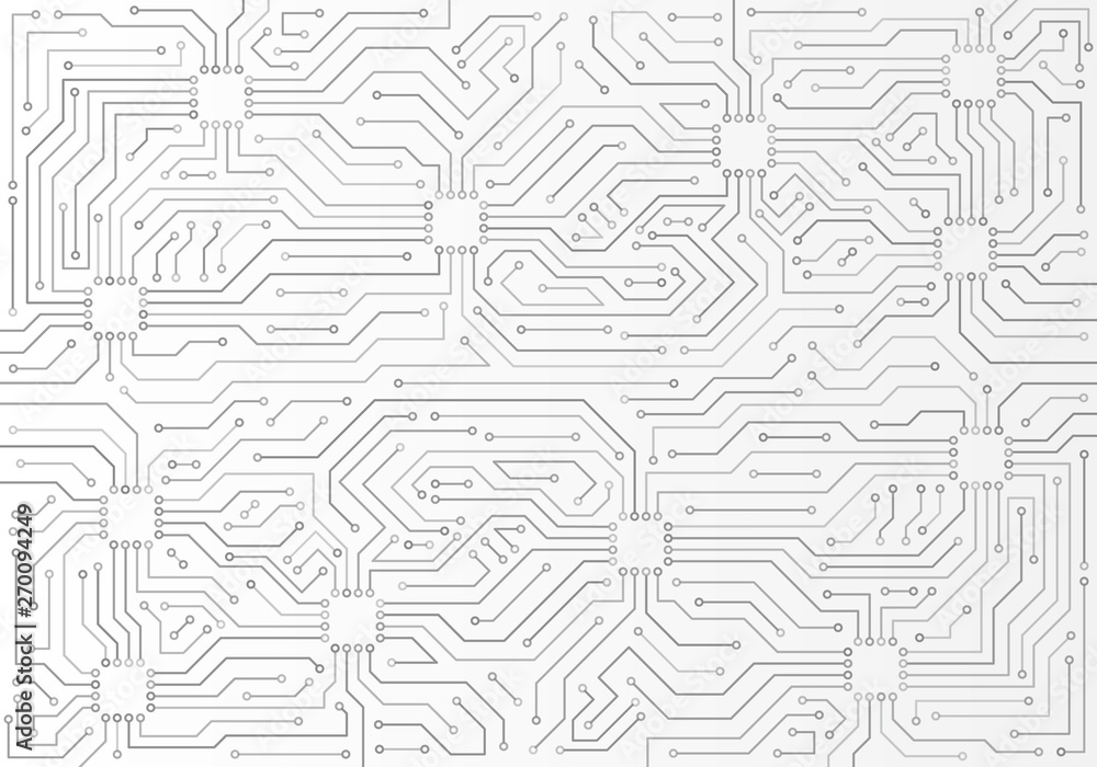 Poster high-tech technology background texture. circuit board minimal pattern. science vector illustration.