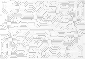 High-tech technology background texture. Circuit board minimal pattern. Science vector illustration.
