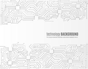 High-tech technology background texture. Circuit board minimal pattern. Science vector illustration.