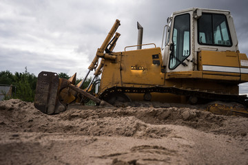 Obraz premium bulldozer at work