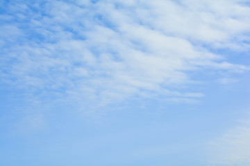 Blue sky with clouds
