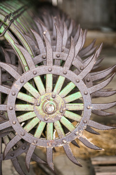 Farm tools. Tiller
