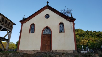 Fototapeta na wymiar antiga igreja evangélica