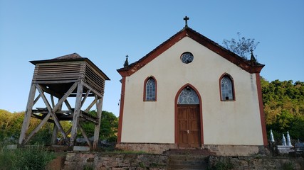 Fototapeta na wymiar antiga igreja evangélica