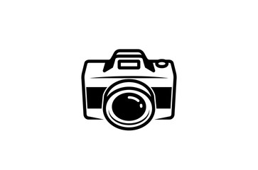 Creative Black Camera Logo Design Symbol Vector Illustration