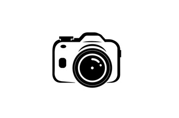 Creative Black Camera Logo Design Symbol Vector Illustration