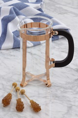 fancy copper french press