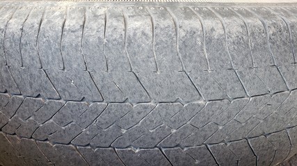 pneu de carro gasto, carrega, liso