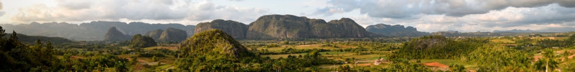 panoramic view valley of vinales cuba