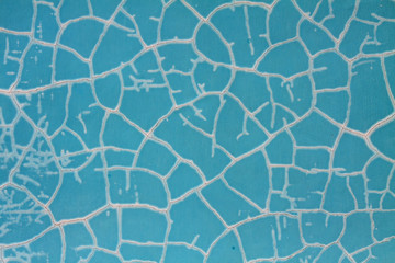 cracked blue plaster texture